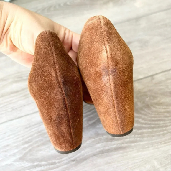 Franco  Sarto Brown Suede Leather Wedges - Picture 7 of 13